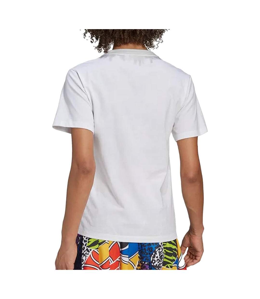 T-Shirt blanc femme adidas reg - l-2