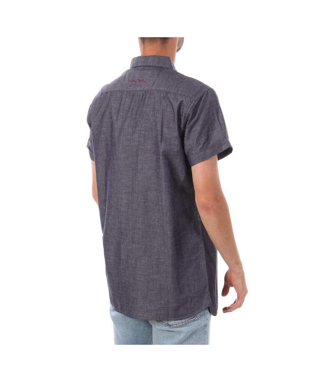 Chemise manches courtes gris homme teddy smith coury - s-2
