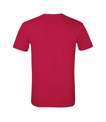Gildan Mens Short Sleeve Soft-Style T-Shirt (Cherry Red) - UTBC484