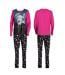Ensemble De Pyjama Long Motif Jack Et Sally Femme Noir Violet Nightmare Before Christmas-1