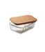 Canoa borosilicate glass lunch box one size transparent MidOcean-2