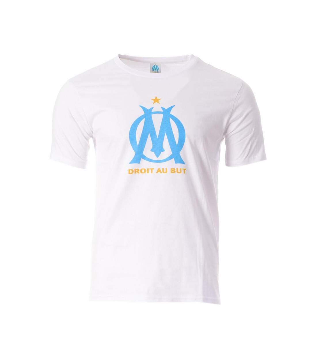 T-shirt blanc homme olympique de marseille-1