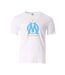 T-shirt Blanc Homme Olympique de Marseille - L