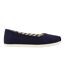 Womens/ladies Alpargata Ballet Flats Navy Toms-1
