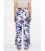 Pantalon large imprimé abstrait-2