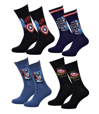 Chaussettes Pack Cadeaux Homme LICENCE Pack 4 Paires CAPTAIN24