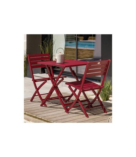 Chaise de Jardin Pliante Marius 82cm Rouge Carmin