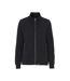 Womens/ladies French Terry Full Zip Jacket Navy Cottover-2
