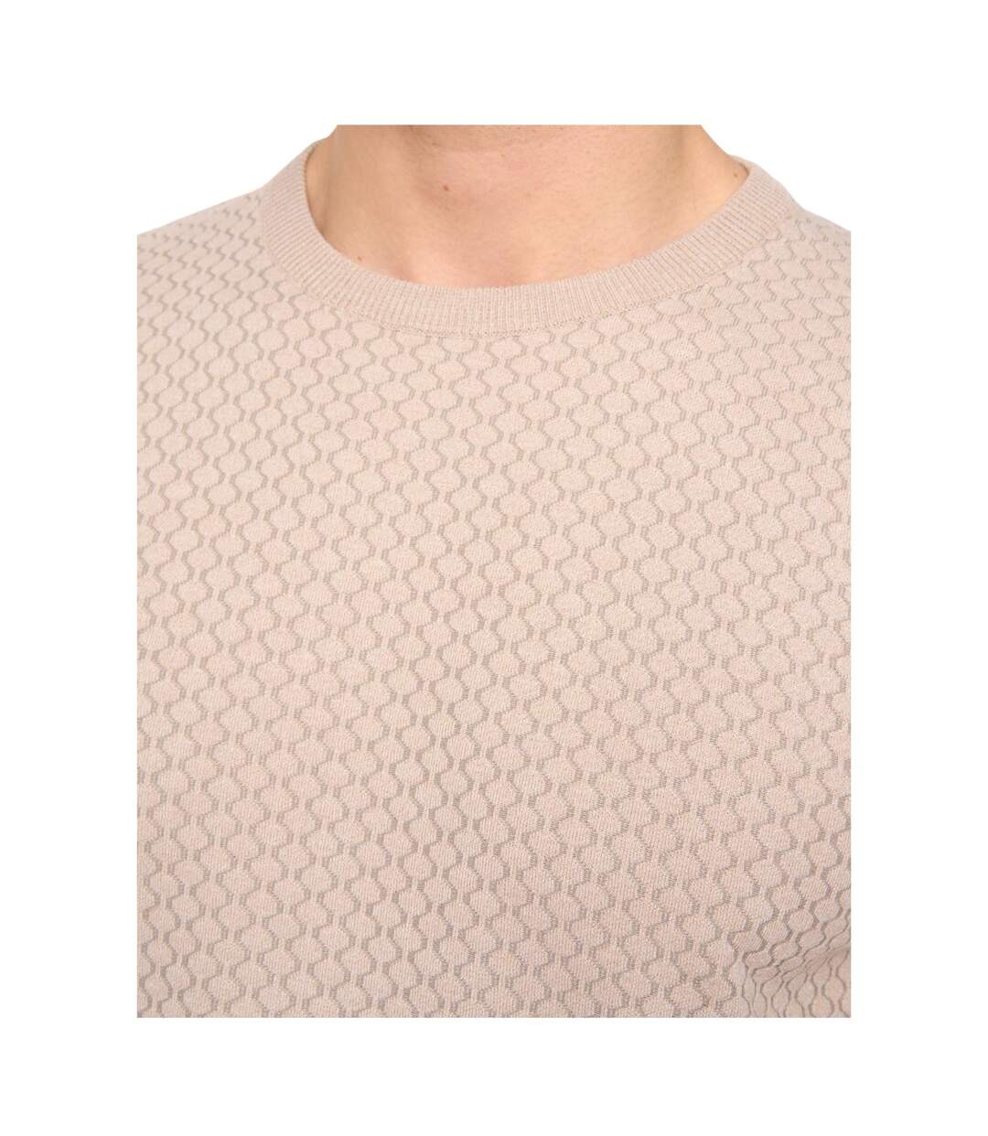 T-shirt Mataso Homme Beige Gris Duck And Cover-4