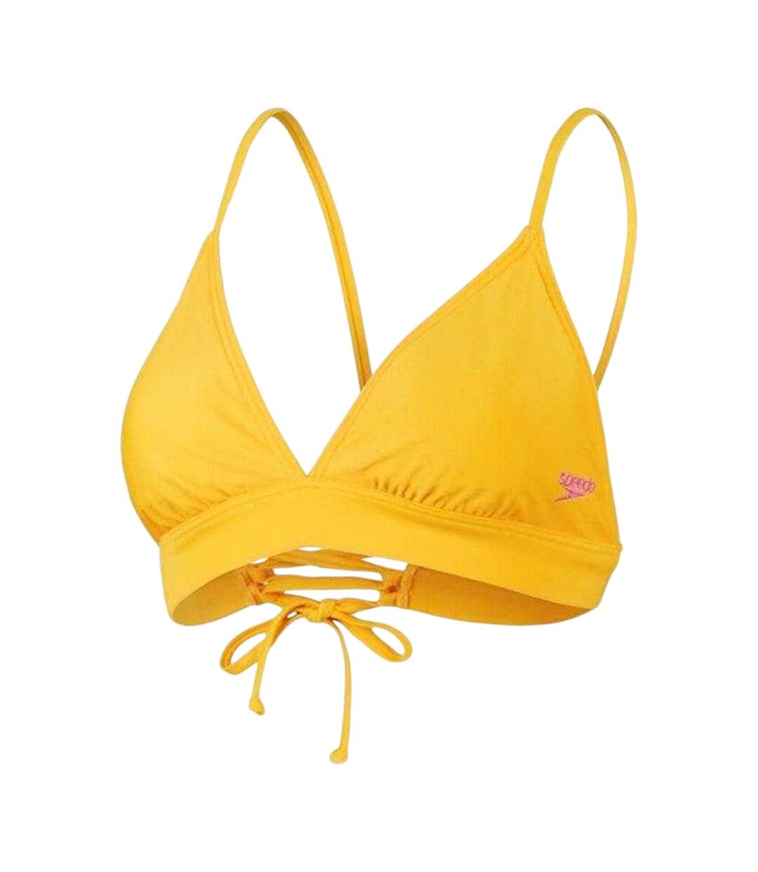 Maillot De Bain 2 Pièces À Taille Haute Motif/style Triangle Femme Jaune Speedo-2