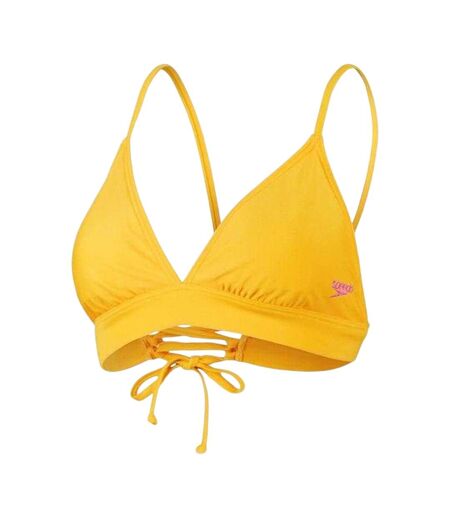 Maillot De Bain 2 Pièces À Taille Haute Motif/style Triangle Femme Jaune Speedo
