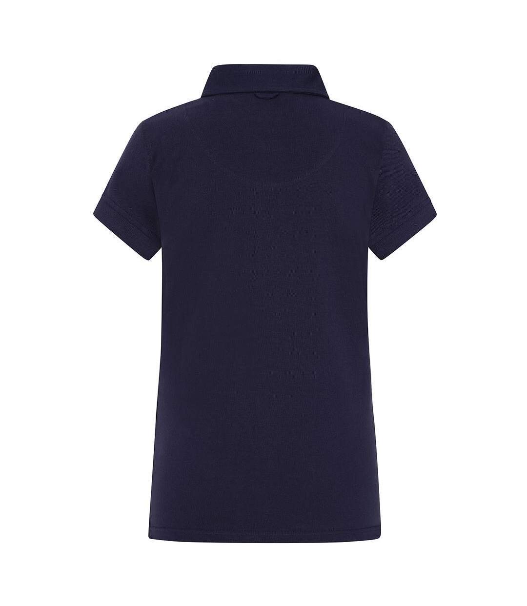 Polo Motif/style Logo Brodé Femme Lilas Foncé Lazy Jacks-3