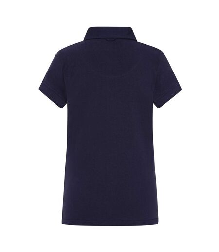 Polo Motif/style Logo Brodé Femme Lilas Foncé Lazy Jacks