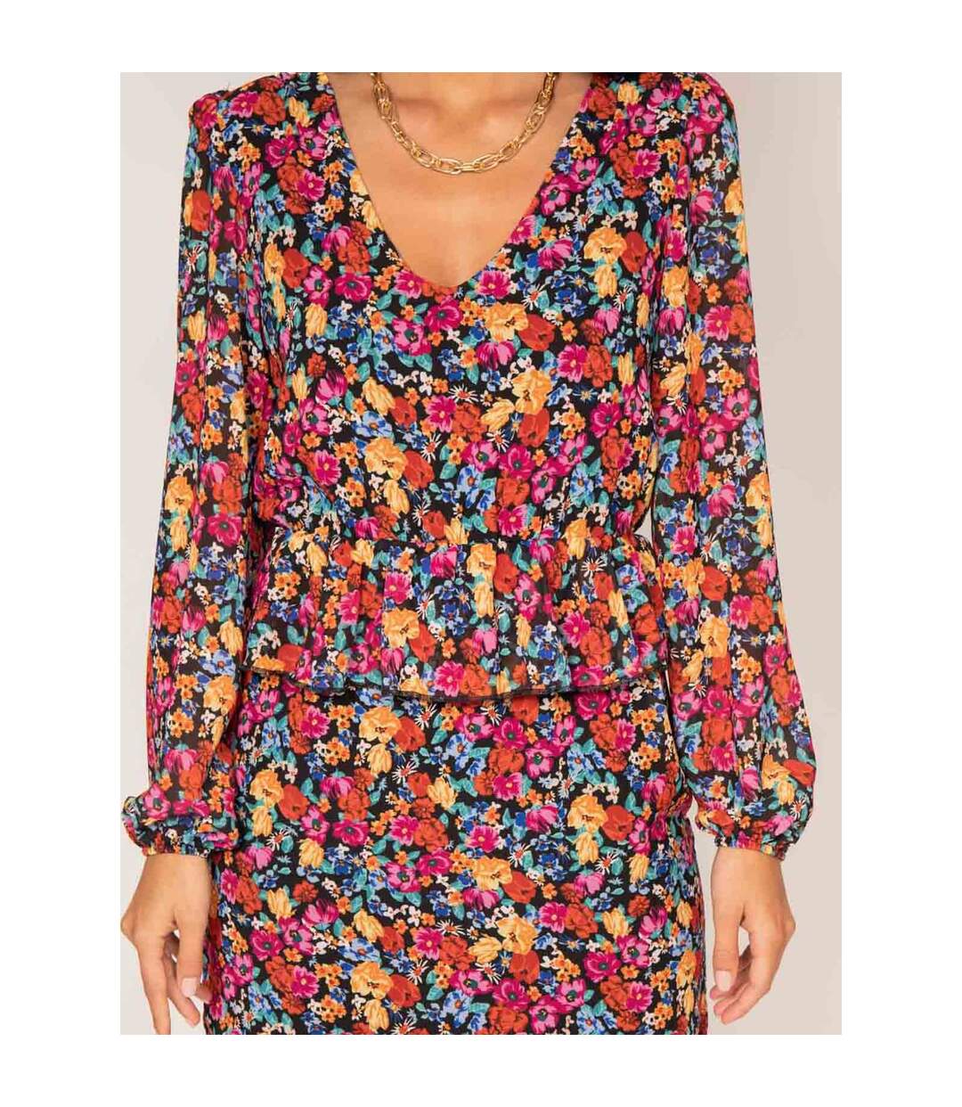 Robe courte motifs IMKIE - Dona X Lisa-3