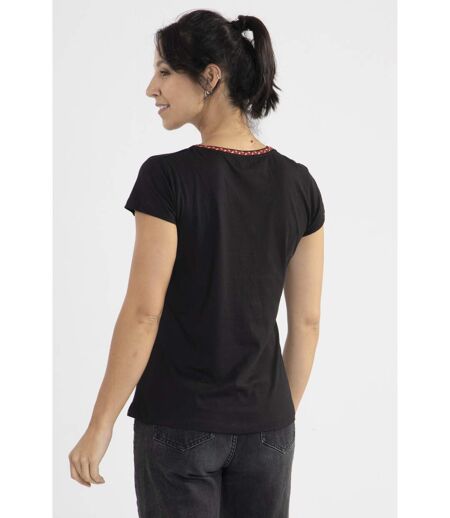 Tee-shirt Lurex Noir