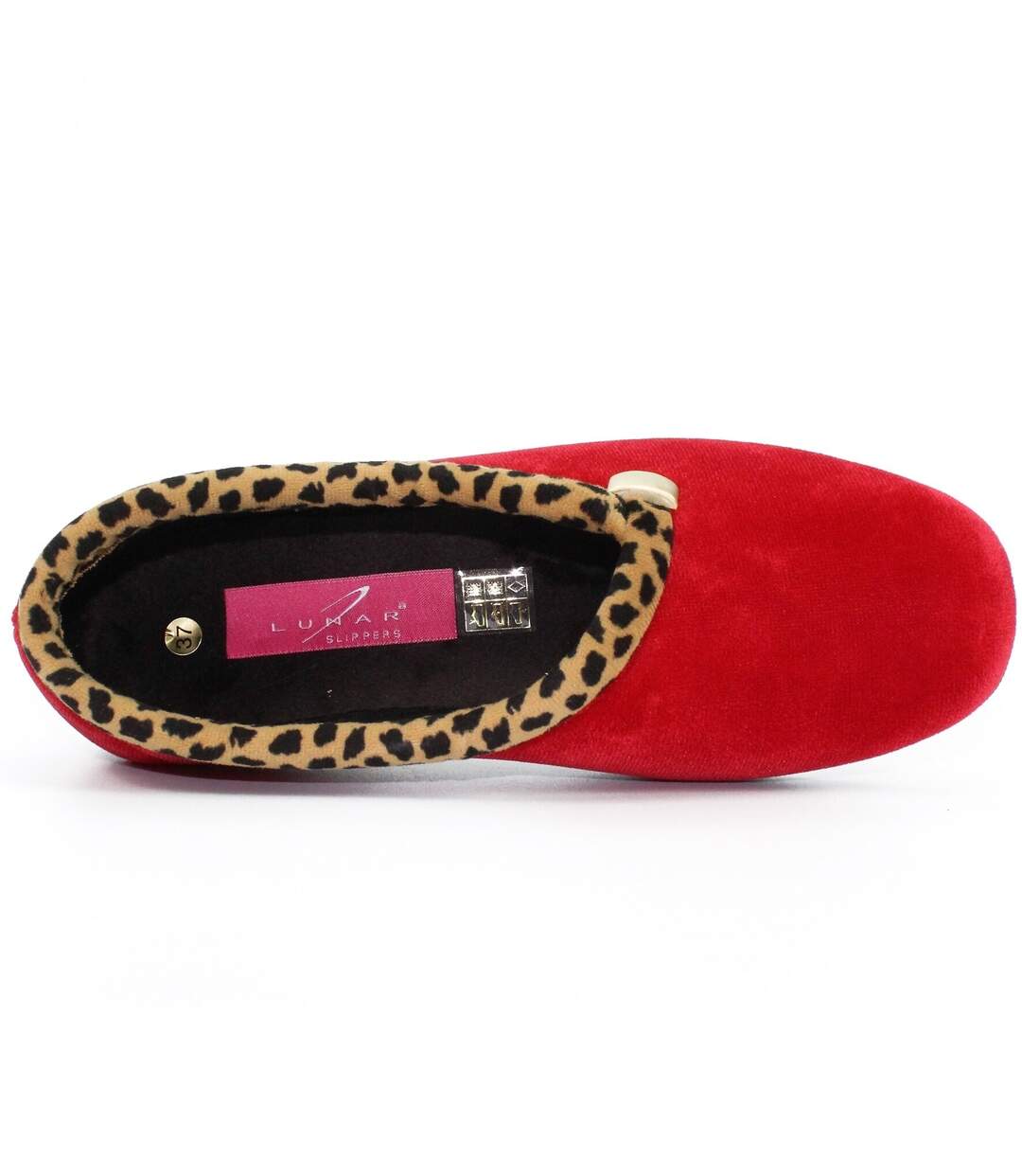 Chaussons paloma femme rouge Lunar-4