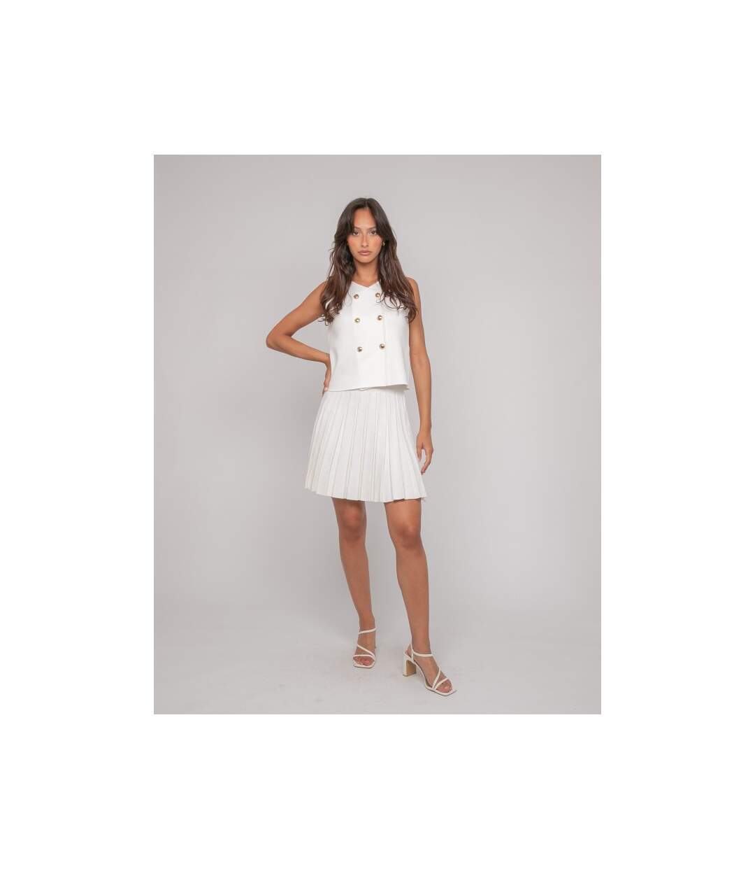 Top maille sans manches FUTESS - Dona X Lisa-4