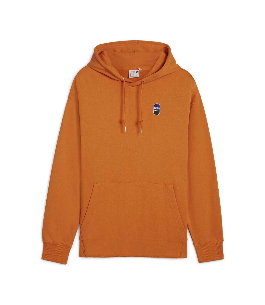 Sweat à capuche orange homme puma downtown 180-1