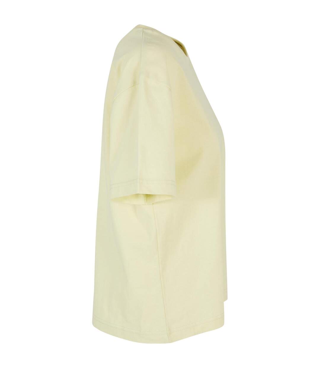 T-shirt Pour Femmes/femmes Jaune Tendre Build Your Brand-3