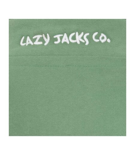 Womens/ladies Quarter Zip Sweatshirt Samphire Lazy Jacks