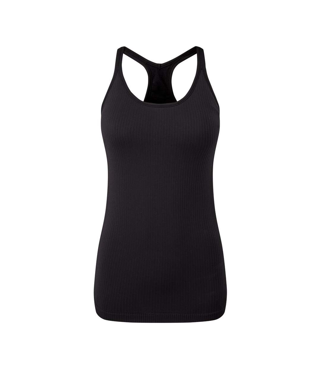 Womens/ladies seamless 3d fit sculpt vest black TriDri