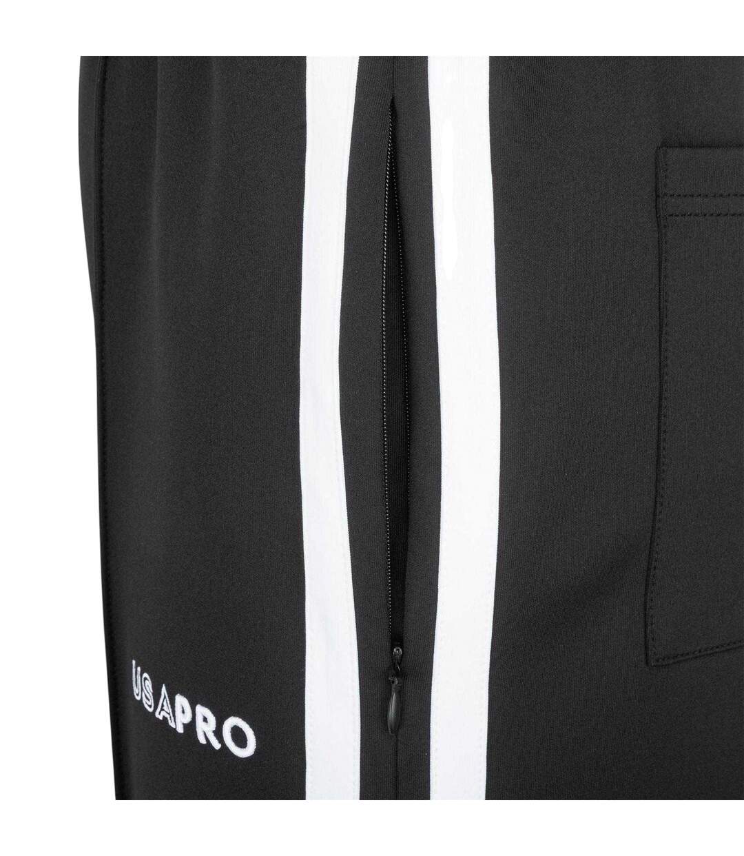 Pantalon De Survêtement Motif/style Rayure Latérale Femme Noir USA Pro-3