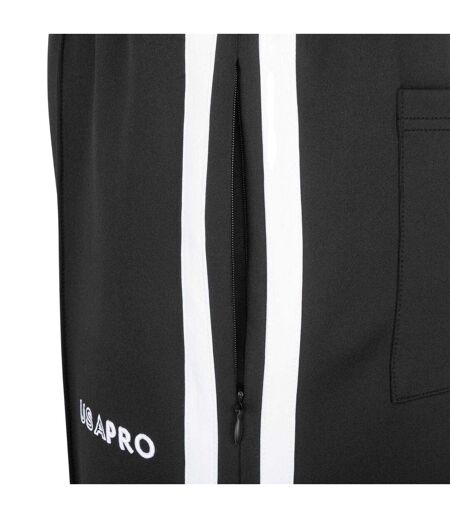 Pantalon De Survêtement Motif/style Rayure Latérale Femme Noir USA Pro