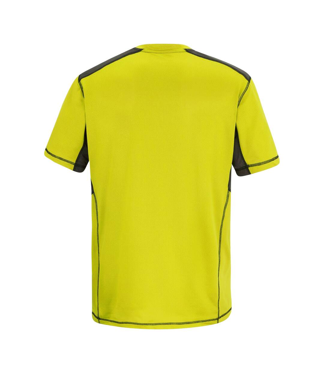 T-shirt Manches Courtes Motif/style Logo Virda Homme Jaune Vert Noir Regatta-3