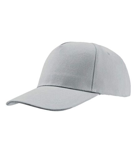 Atlantis Liberty Five Heavy Brush Cotton 5 Panel Cap (White) - UTAB192