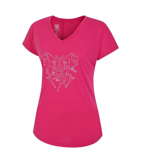 T-shirt calm femme rose bonbon Regatta