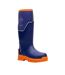 Mens Grit Safety Wellington Boots Blue Orange Muck Boots-4