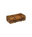 Lot de 2 Valises Déco Voyage 45cm Marron