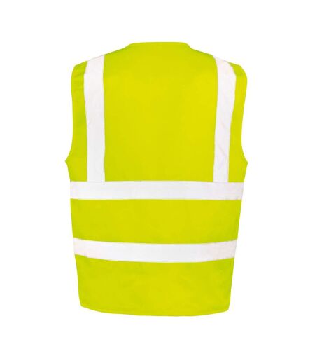 SAFE-GUARD by Result Unisex Adult Security Vest (Fluorescent Yellow) - UTRW8285