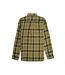 Chemise Manches Longues Motif/style À Carreaux Homme Vert Kaki Noir Jaune Or Lambretta-3