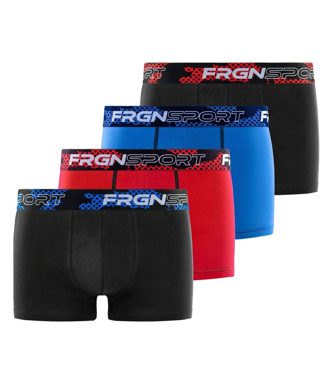 Lot de 4 boxers homme en coton Dynamic Tom Freegun-1