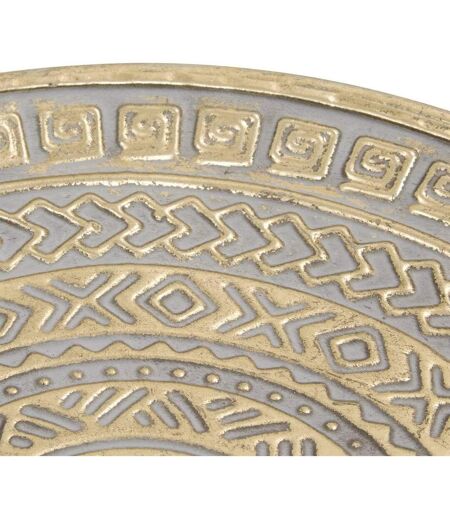 Lot de 3 Plateaux Déco en Métal Samir 57cm Doré