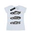Disney - T-shirt CARS TEXT RACERS - Femme (Blanc) - UTBI13953-1