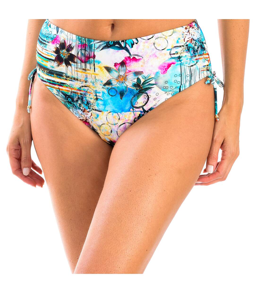 Women's high waisted bikini bottom W230258-3