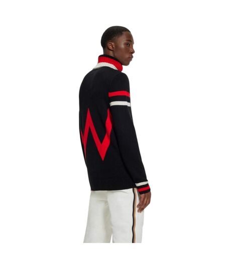 Sweat Ski Motif/style Géométrique Homme Noir Boss