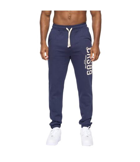 Mens ellsworth jogging bottoms navy Crosshatch