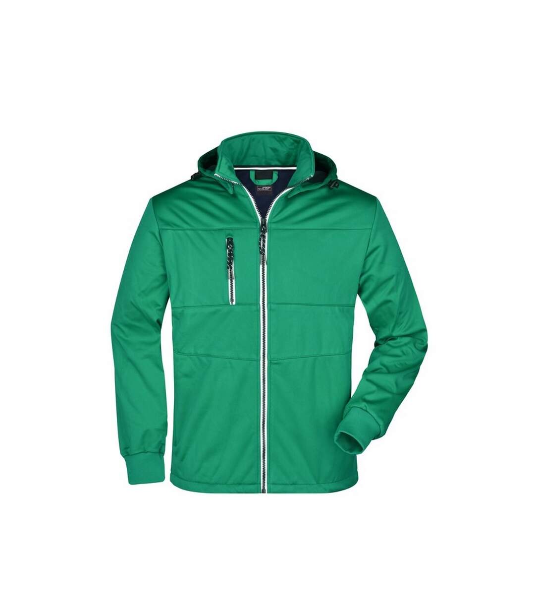 Veste Maritime Homme Vert Irlandais Bleu Marine Blanc James And Nicholson-1