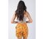 Short de plage CAURY motif fleuri jaune lumineux Coton Du Monde-4
