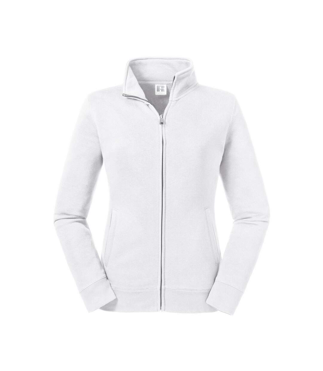 Russell Womens/Ladies Authentic Sweat Jacket (White) - UTBC4656-1
