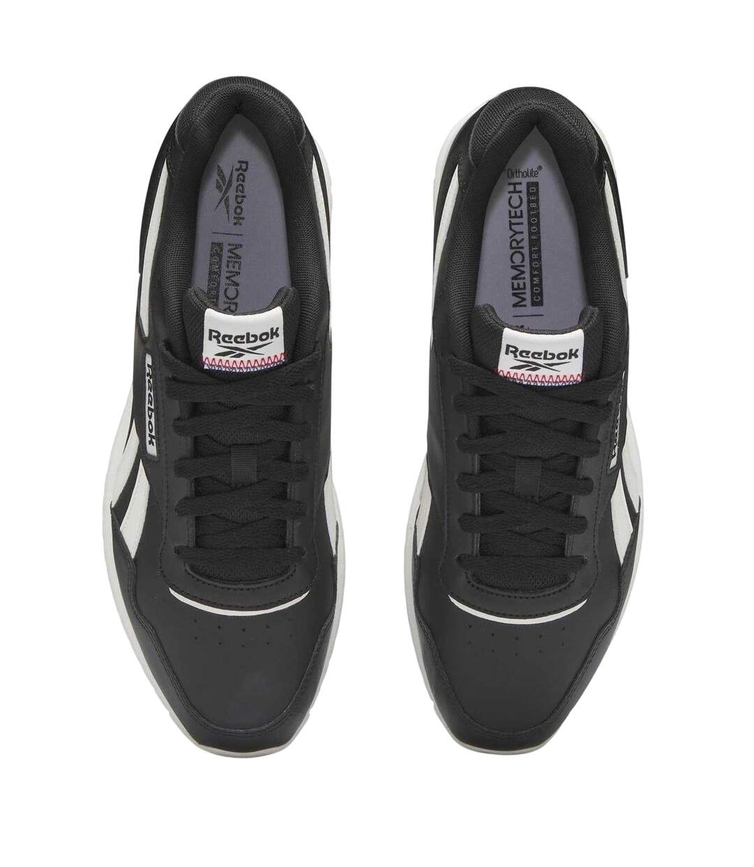 Mens Royal Glide Classic Trainers Black White Reebok-3