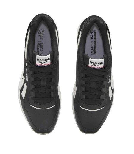 Mens Royal Glide Classic Trainers Black White Reebok