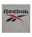 T-shirt Motif/style Gros Logo Identity Homme Gris Clair Chiné Reebok-3