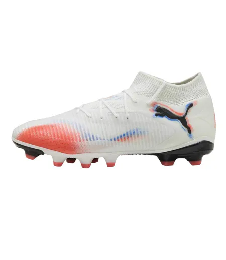 Womens/ladies Future 8 Match Synthetic Artificial Ground Football Boots White Black Red Puma