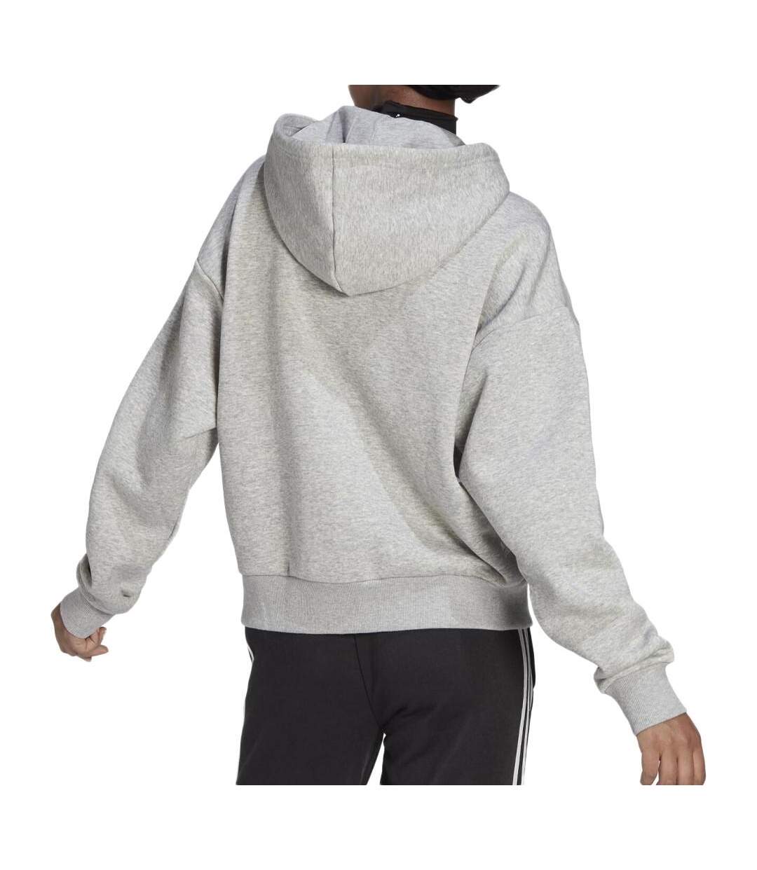 Sweat Gris Femme Adidas W Bluv Q4 Hd Tt - M-2