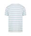 T-shirt homme blanc / outremer clair Front Row-2