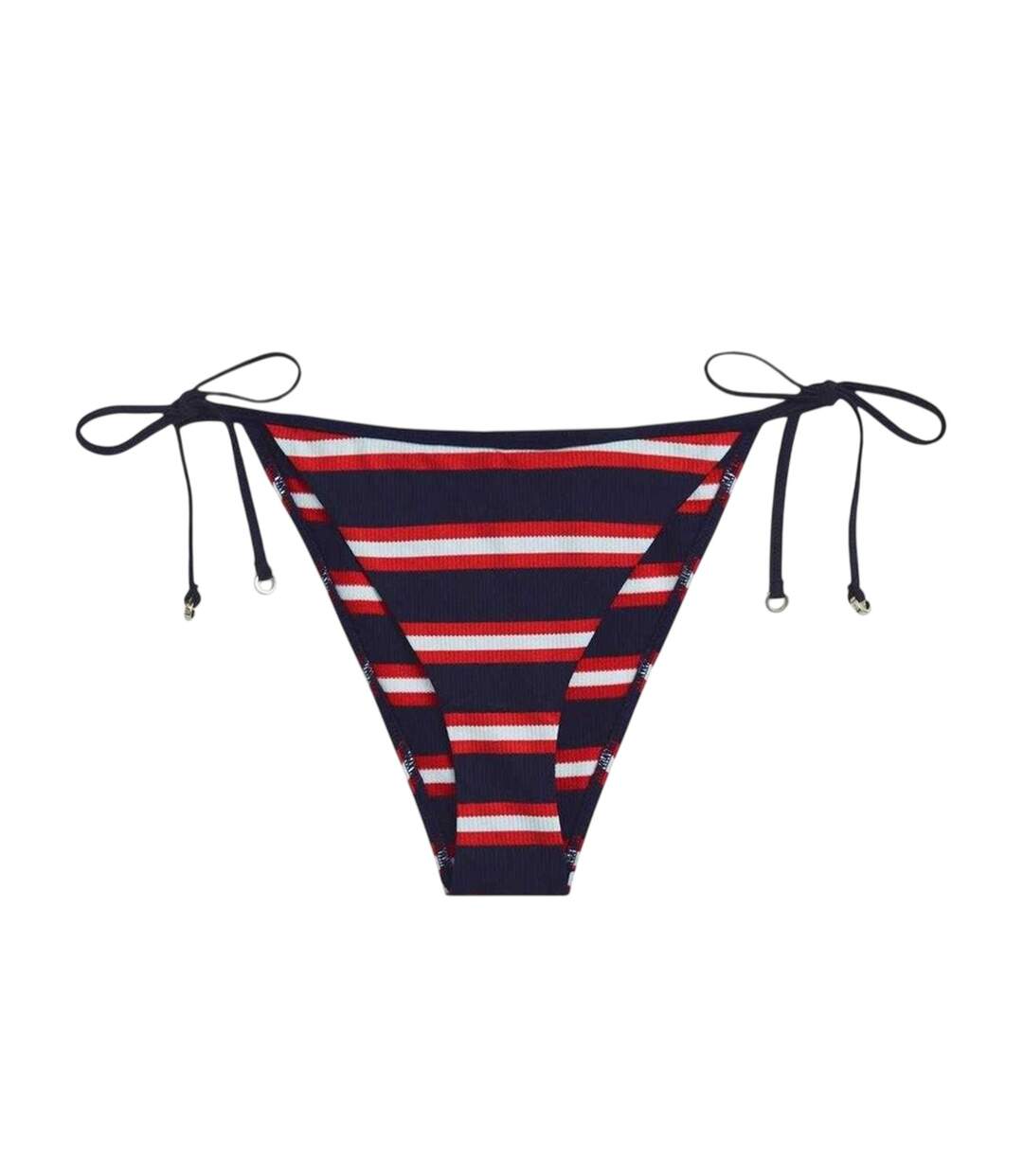 Bas De Maillot De Bain Motif/style À Rayures Femme Bleu Marine Tommy Hilfiger-2